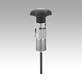 Actuating elements for remote control, stainless steel, with star grip, Bowden cable systems
