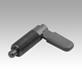 Cam-action indexing plungers, Form C, with grip cap, without nut - inch