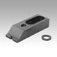 Toe clamp, adjustable, Form B - inch
