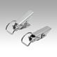 Latches, steel or stainless steel, with draw bail for up to 900N, fastening holes concealed