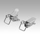 Latches, steel or stainless steel, with draw bail for up to 250N, fastening holes concealed or on the side