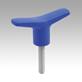 T-grip visually detectable, external thread