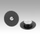Aluminium cap for holes and screw heads with hex socket