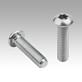 Screws with flattened pan head and hexalobular socket similar to DIN 34805, Form A