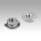 Hexagon nuts with flange