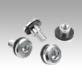 Steel flat head screw with tolerance compensation for floating bearing