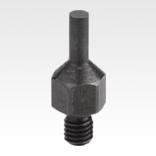 Rest pads pin form, external thread