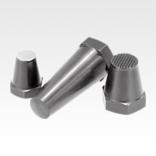 Rest pad tempered and black oxidised steel