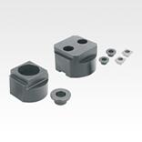 Stops, 4 sided for T-slot and grid systems