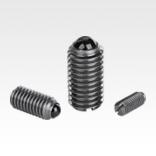 弹簧柱塞 陶瓷顶珠/一字槽，不锈钢