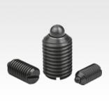 弹簧柱塞，带顶销/一字槽，钢制