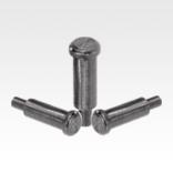 带头部和止动顶销的弹簧柱塞，钢制