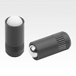 Spring plungers to press-in, without collar, steel