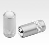 Spring plungers to press-in, without collar, stainless steel