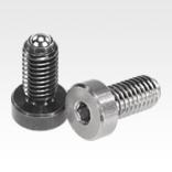 带头部和顶珠的弹簧柱塞，钢制或不锈钢