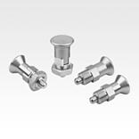 不锈钢短型分度销，带不锈钢蘑菇头把手