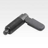 Cam-action indexing plungers, Form C, with grip cap, without nut - inch