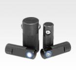 钢制侧向弹簧柱塞，塑料、钢制或不锈钢顶珠