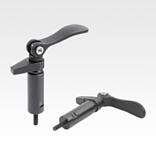 Hook clamps with collar and cam lever