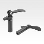 Hook clamps with collar and cam lever