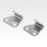 Catch plate for latches with wide draw bail or triangular swing bail