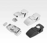 带金属拉环的锌制搭扣，带隐藏式旋拧孔