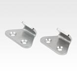 Catch plates for latches with adjustable triangular swing bails for up to 1000N