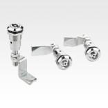 锌制紧凑型旋转锁销，舌簧高度可调