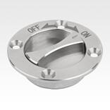 带嵌入式把手的不锈钢旋转夹紧装置