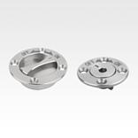 Quarter-turn clamp lock with recessed grip