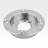 用于带嵌入式把手的旋转夹紧装置的不锈钢夹紧板