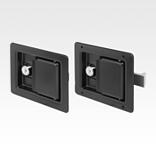 带把手的钢弹簧锁，铰链式