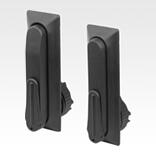 塑料旋转杆，圆形安装孔，安装孔间距 95 mm，带盖板