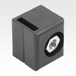 用于扁平杆的塑料导轨