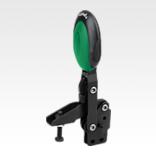 快速夹钳 带安全联锁·垂直压紧式·直底座·可调夹紧轴