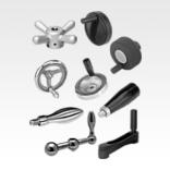 手轮、手摇柄和旋入式手柄 - 英制