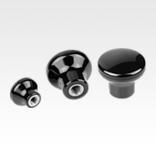 带内螺纹和圆头的热固性蘑菇头把手