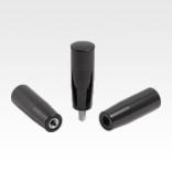 塑料锥形把手（热固性塑料），带镀锌钢螺纹嵌件