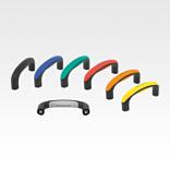 具有柔软抓握表面的塑料弓形把手 - inch