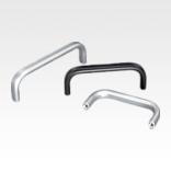 阳极氧化铝制弓形把手，椭圆形型材 12x8，从背面安装