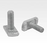 Hammer-head screws
for C-profile mounting rails System 41