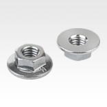 Hexagon nuts with flange
