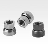 Hexagon nuts with spherical seat