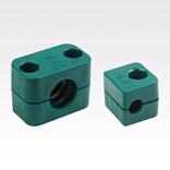 DIN 3015 第 1 部分的轻型系列夹钳，
带肋内衬，带预紧