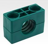 DIN 3015 第 2 部分的重型系列
夹钳，带肋内衬，带预紧