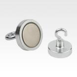 磁铁带挂钩（带座磁铁）材质为 NdFeB