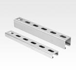 系统 41 C 型材安装导轨，带孔