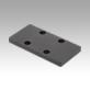 Adapter plates for clamping elements