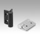 Spring hinges aluminium profile, 0.2 Nm