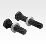 钢制止动螺栓，强度等级 8.8。